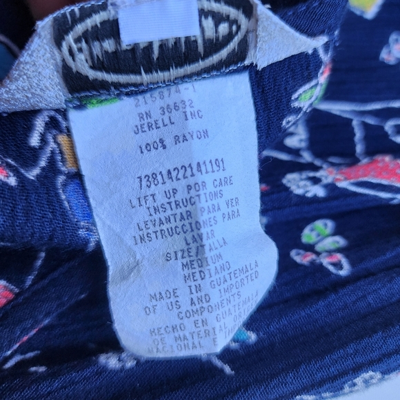 Stonebridge Women's Maxi Sleeveless Dress Print Navy Blue Crinkle Fun Stretch M - Picture 13 of 13